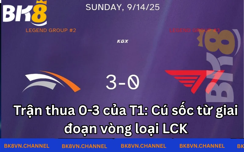 Cú sock trong lòng người hâm mộ khi chứng kiến T1 thua 0-3 